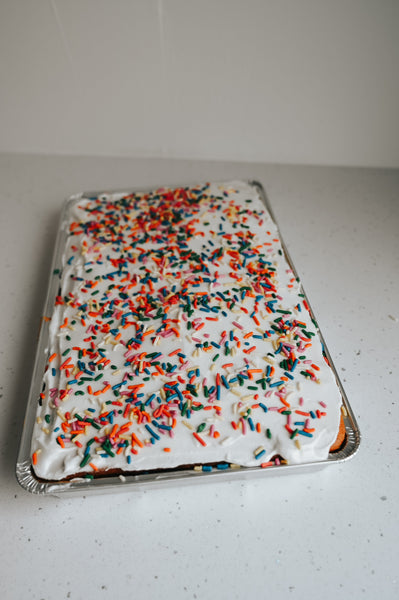 Occasions - Sprinkle Sponge Traybake for Birthday Party etc