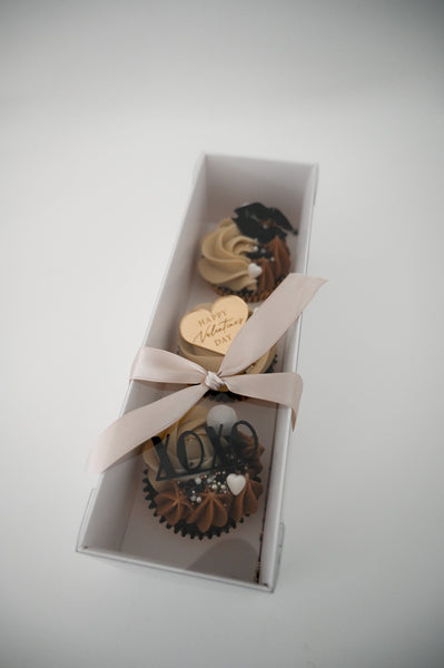Valentine's Day - Cupcake Gift Box (Neutrals)