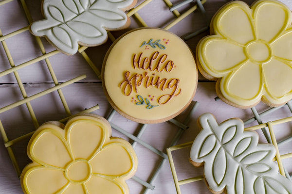 Easter - "Hello Spring" Iced Cookie Gift Box (PRE-ORDER)