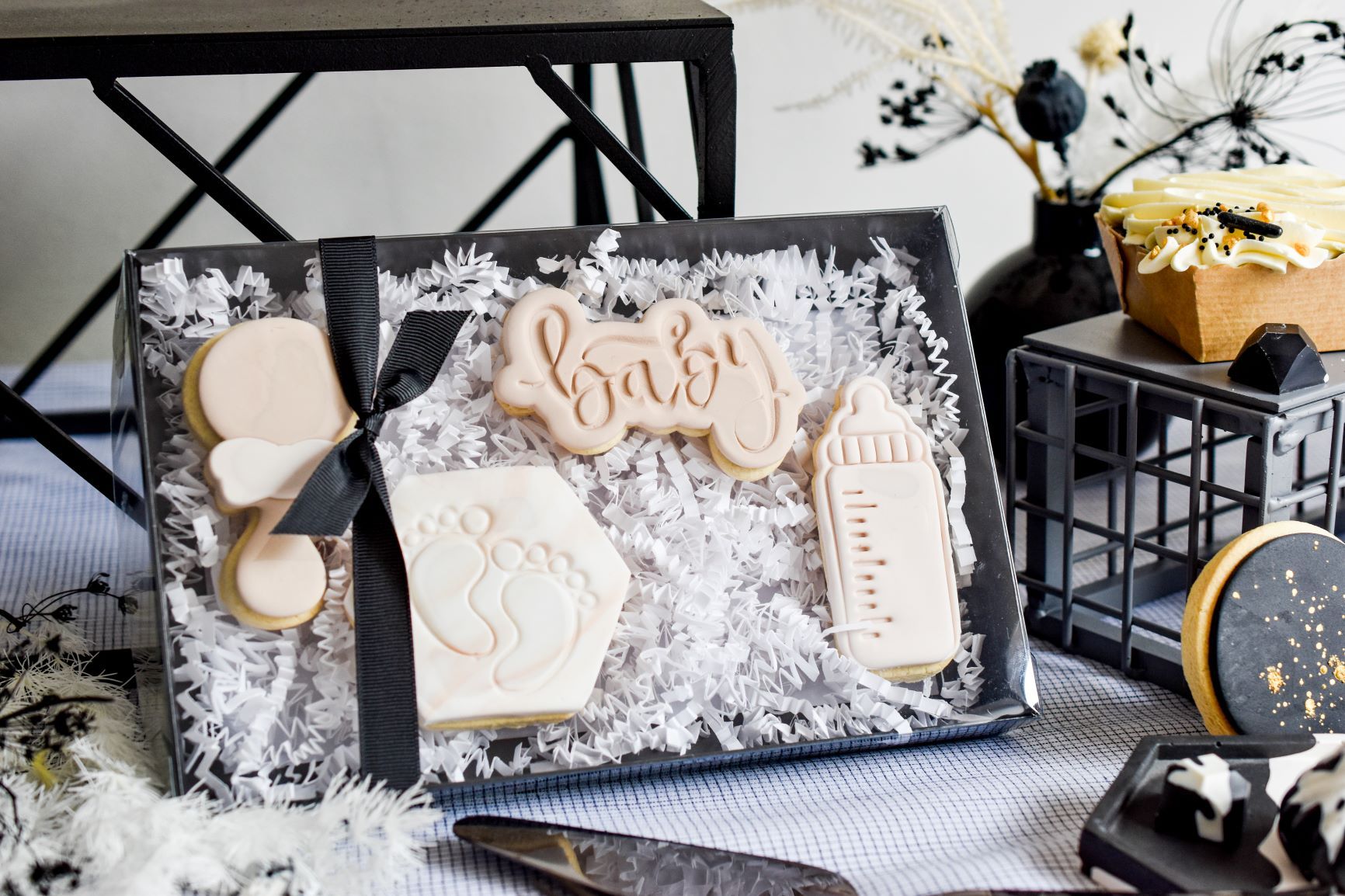 Iced Cookie Gift Box - Baby, New Baby, Baby Shower Cookies