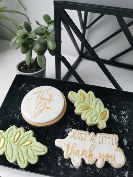 Iced Cookie Gift Box - Thank You, Thanks