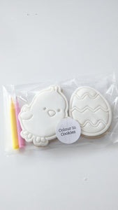 Easter - Colour in Cookie Duo