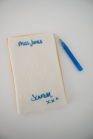 End of Term Gifts - Teacher Colour In Letter Cookie