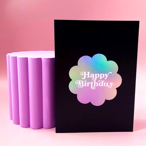 "Happy Birthday" Flower Occasion Card