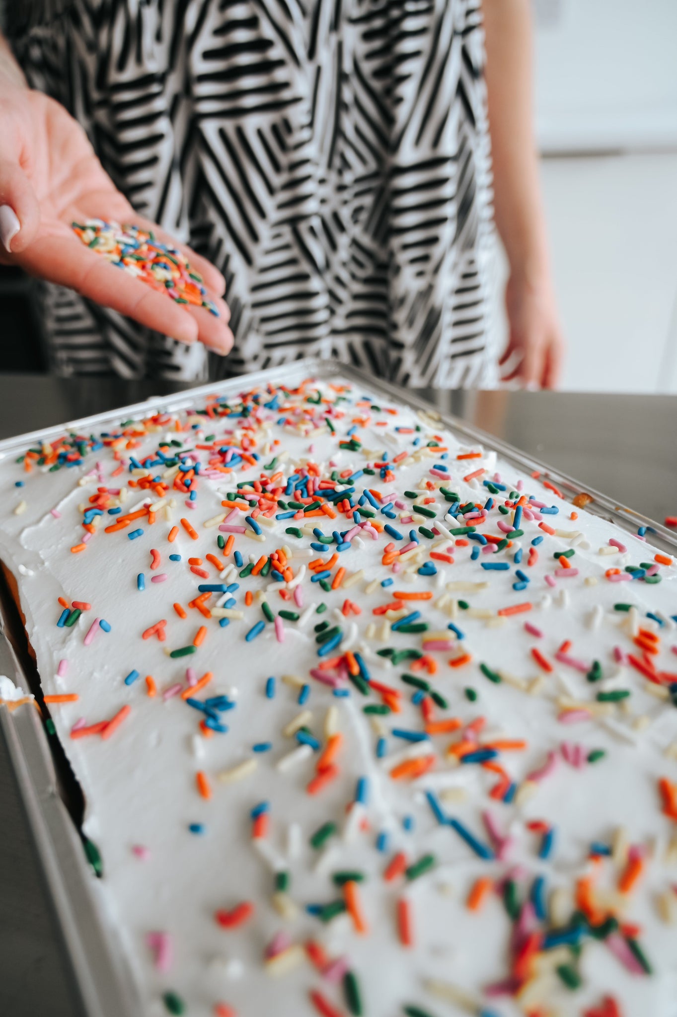 Occasions - Sprinkle Sponge Traybake for Birthday Party etc