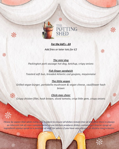 Santa's Grotto - Kids Food Pre-Order