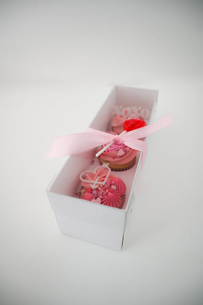 Valentine's Day - Cupcake Gift Box (Pink)