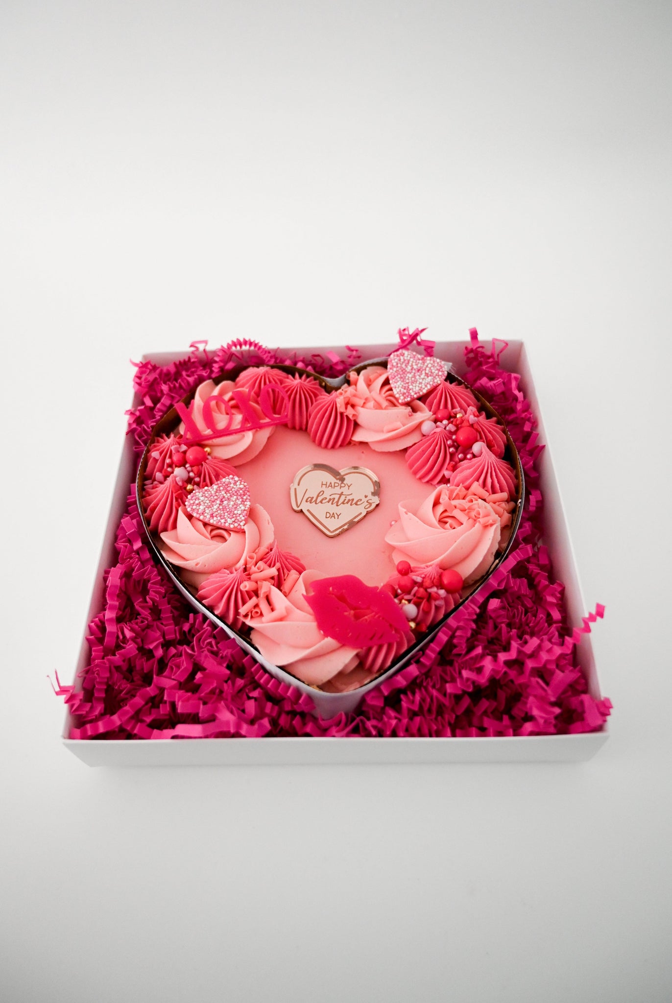 Valentine's Day - Decorated Brownie Heart