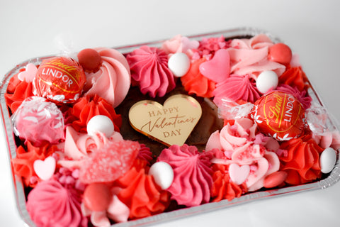 Valentine's Day - Mini Decorated Brownie Tray (PRE-ORDER)