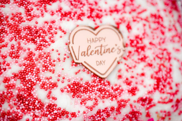 Valentine's Day - Mini Sprinkle Sponge Traybake