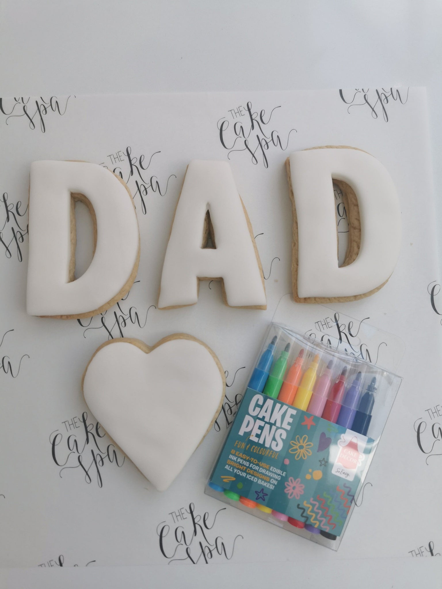 Father's Day DIY Cookie Decorating Kit with Gift Box