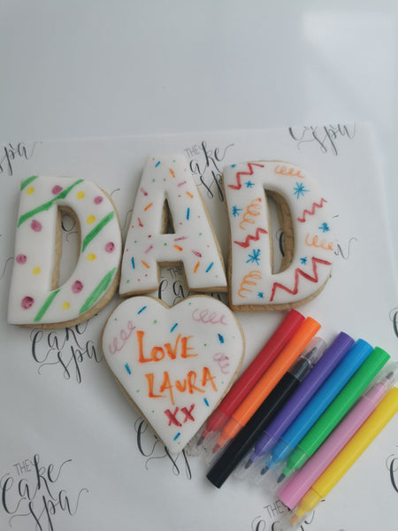 Father's Day DIY Cookie Decorating Kit with Gift Box