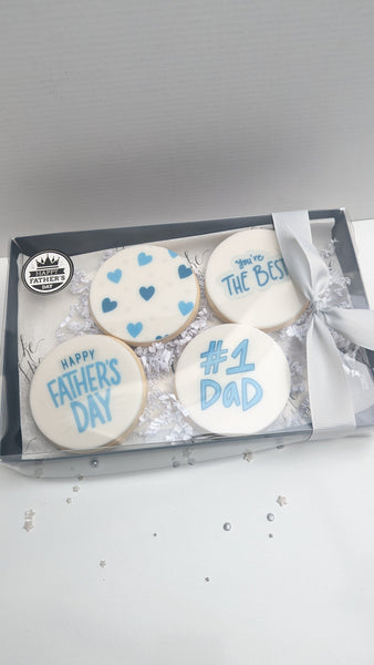 Father's Day Printed Iced Cookie Gift Box PRE-ORDER