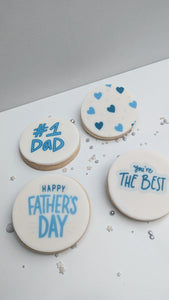 Father's Day Printed Iced Cookie Gift Box PRE-ORDER