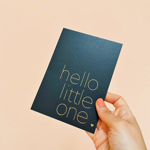 "Hello Little One" New Baby Occasion Card