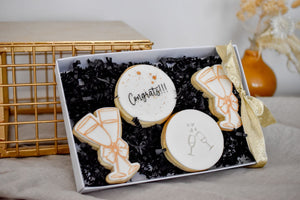 Iced Cookie Gift Box - Congratulations, Engagement, New Home, Anniversary, Pregnancy Announcement, etc