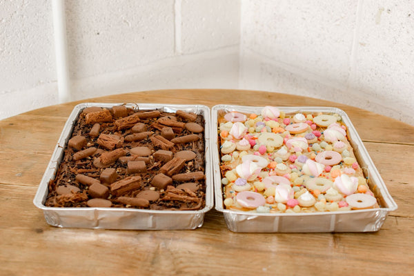 Occasions - Brownie or Blondie Traybake for Birthday Party etc