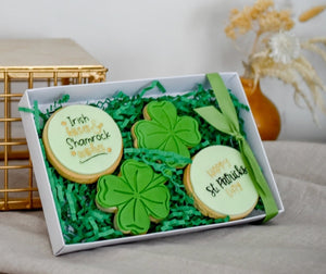 St Patrick's Day Iced Cookie Gift Box
