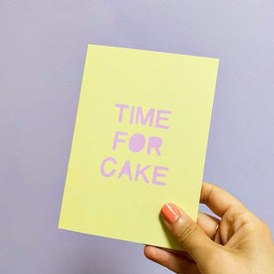 "Time for Cake" Occasion Card